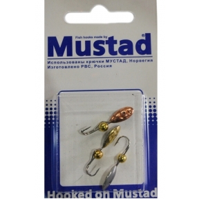 Мормышка набор с прижимом тип 5 (3 шт)