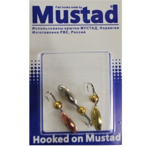 Мормышка набор с прижимом тип 4 (3 шт)