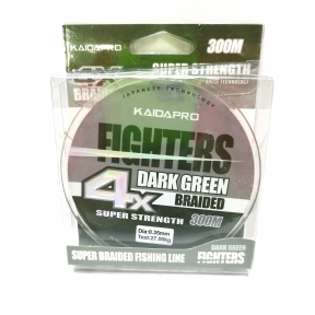 Леска шнур 300м Fighter 4Х PX432-35 (Kaida)
