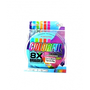 Леска шнур 150м Сolorful 8Х PX-845-28 (Kaida)