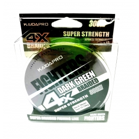 Леска шнур 300м Fighter 4Х PX432-18 (Kaida)